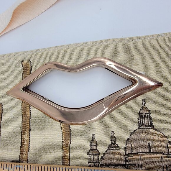 Venice ITALY Tote Bag GONDOLA Italian Lady Jute Fabric Adjustable Strap‎ - Picture 4 of 7